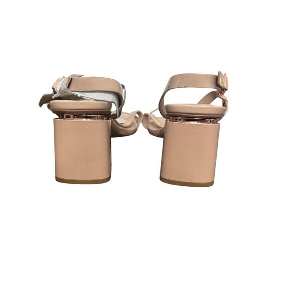 New! Aldo Shenna Strappy Slingback Heeled Patent Sandals - Size 9 - Picture 9 of 12